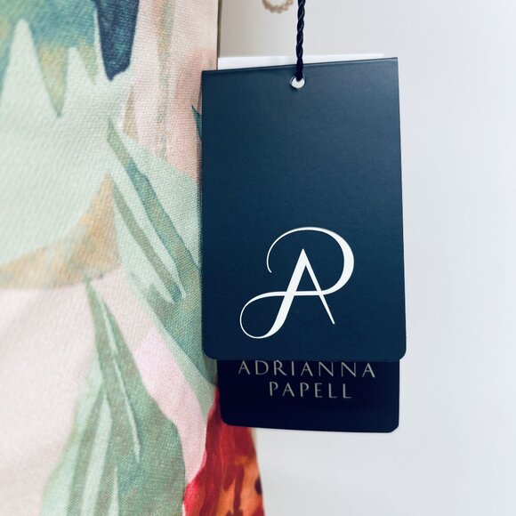 Adrianna Papell Womens Midi Ruffled Sleeveless Dress Size 4 Floral Pattern - Picture 11 of 11